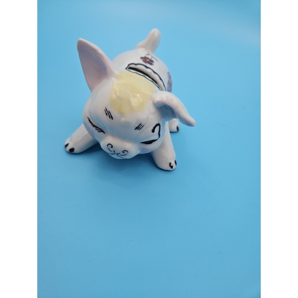 Vintage Hand-painted Ceramic or Porcelain Piggy Bank Occupied Japan
